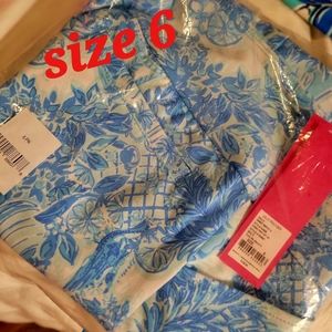 Lilly pulitzer corso pants size 6 NWT